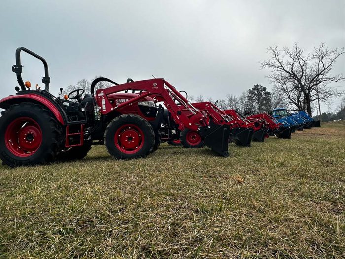 tractor at morgan's farm equipment